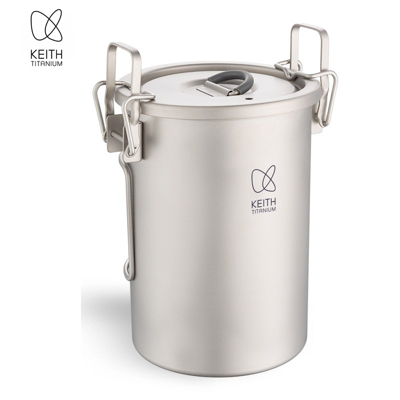 Camping Hiking Cooking - KEITH Reiskocher aus reinem Titan, 900