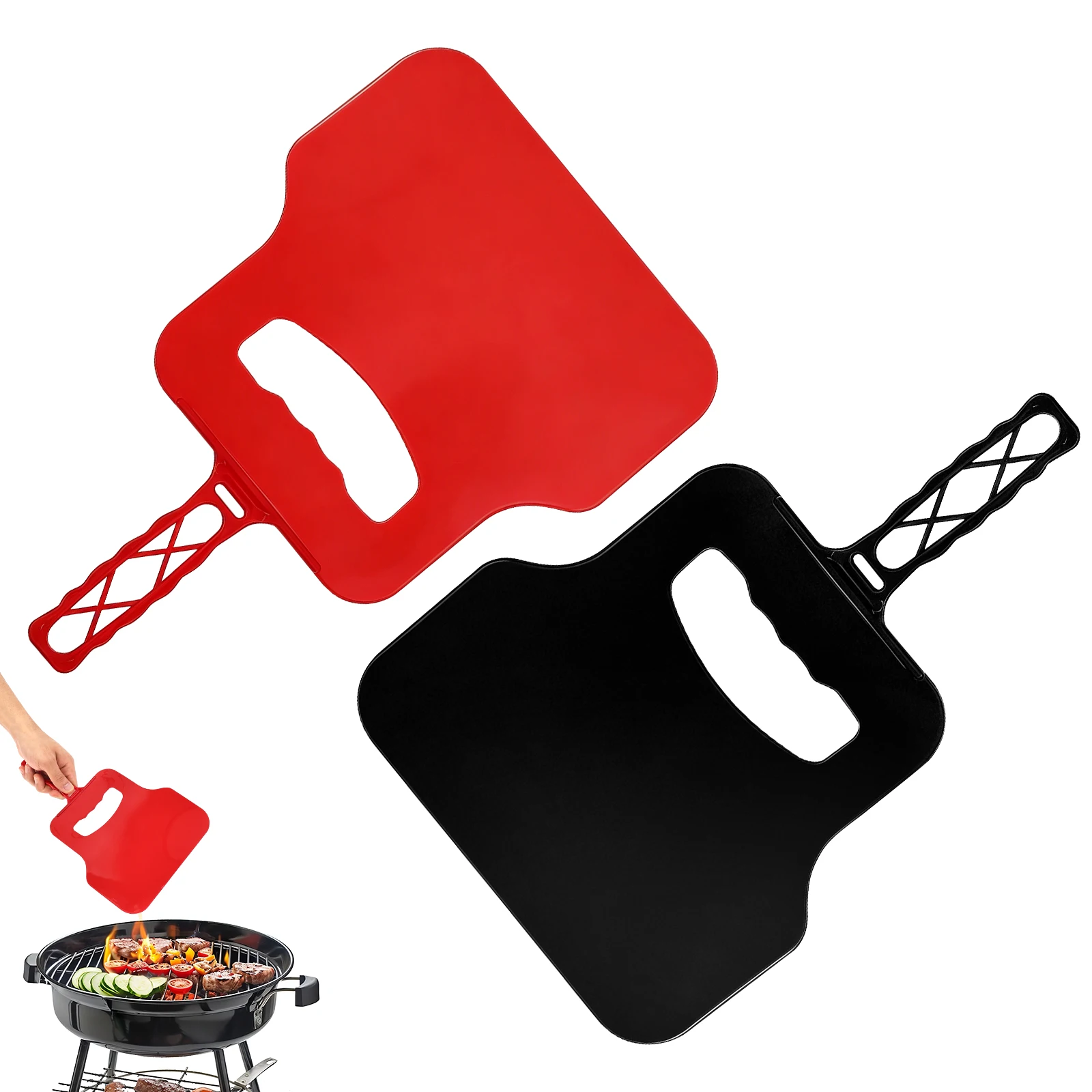 Camping Cooking Griddle - Manueller Windmacher aus Kunststoff, tragbares Feueranzünder-Werkzeug