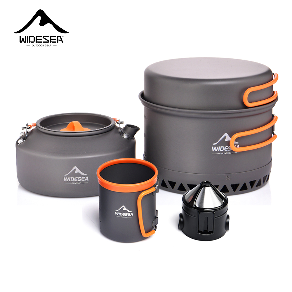 Camping Cooking Pot - Camping Geschirr Outdoor Kochgeschirr Set Töpfe