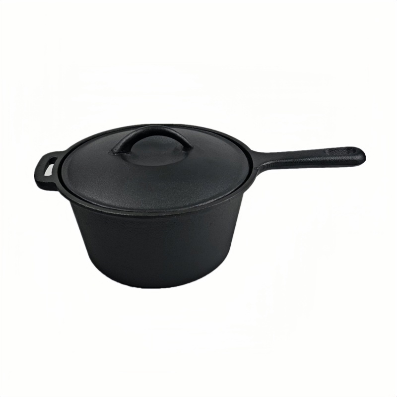 Camp Dutch Oven Cast - Gusseisen-Suppentopf, holländischer Ofen, Gusseisen-Topf mit Deckel,