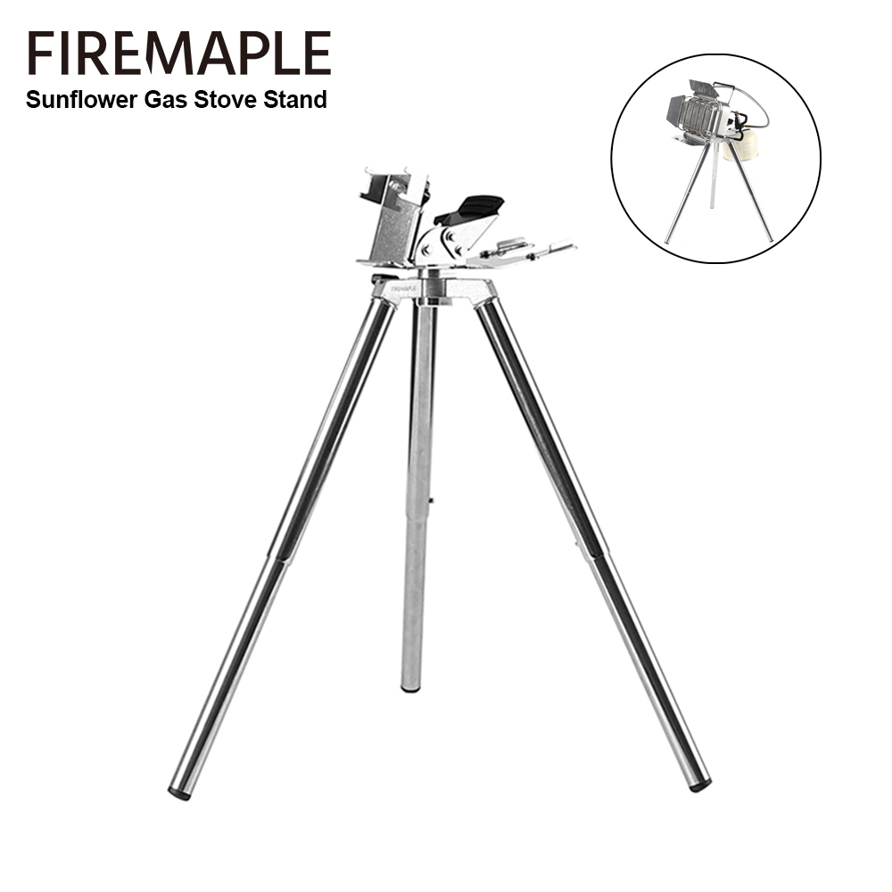 Campfire Cooking - Feuer-Ahorn-Sonnenblumen-Gasherd-Ständer, 1/4 Zoll Schraube, leichtes Gasheizgerät,