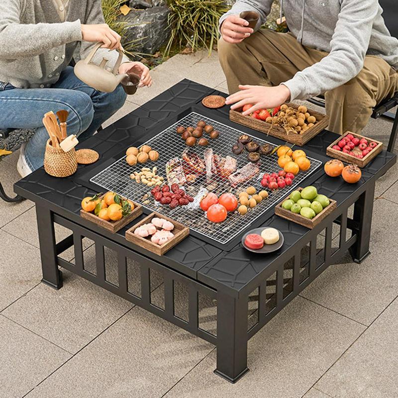 Camping Cooking Griddle - Camping Brennholz Herd Platz Feuer Gruben