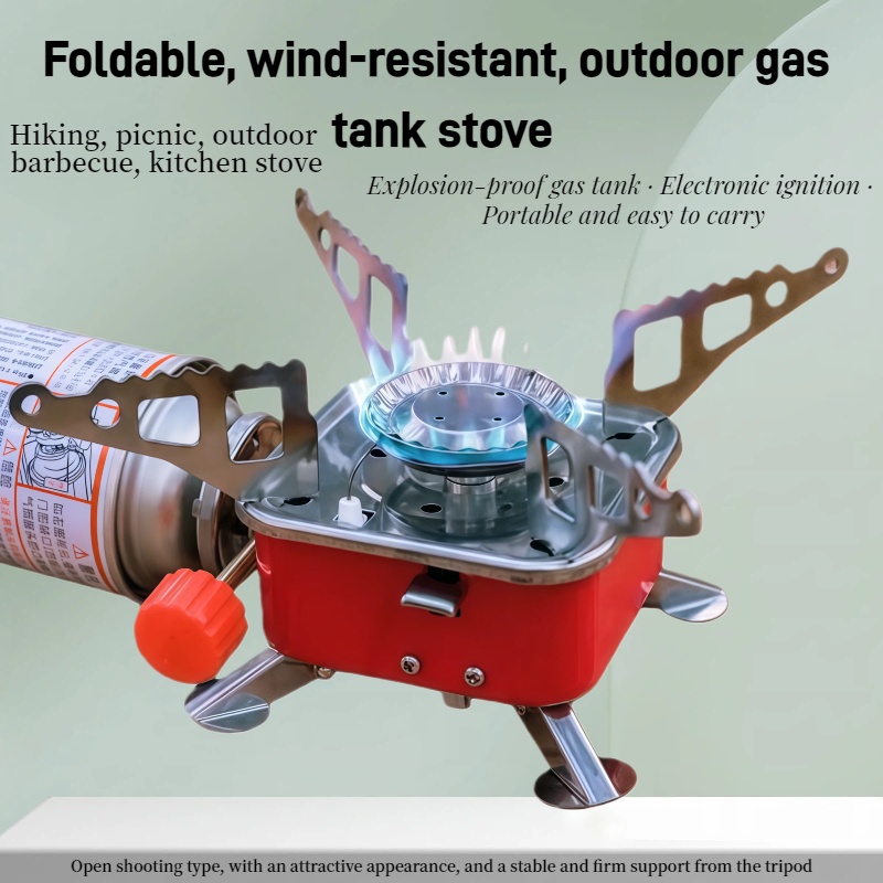 Camping Cooking Ovens - Outdoor Mini Quadratischer Campingkocher Tragbarer Klappbarer