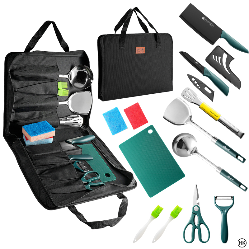 Camping Cooking Accessories Set - 13-teiliges Camping-Kochset, Camping-Essentials, Camping-Zubehör, Camping-Koch- und