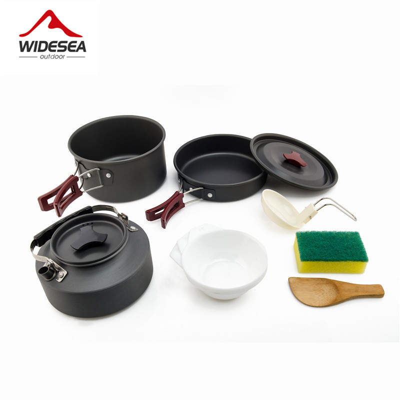 Camping Cooking And Eating Set - Widesea Camping Kochgeschirr Set Im Freien