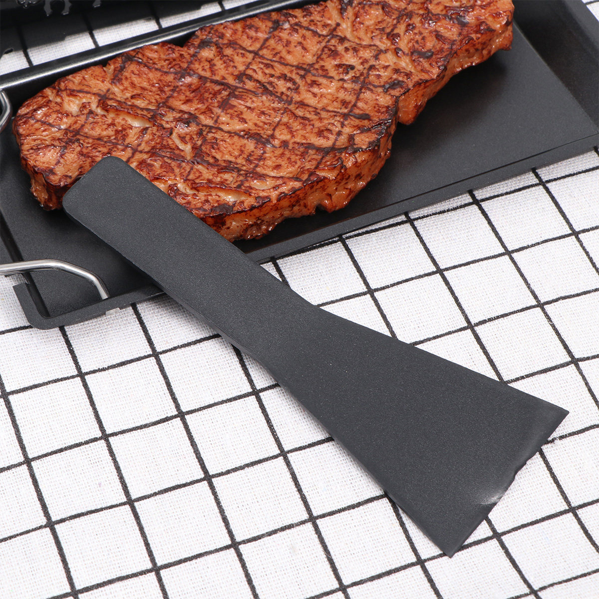 Camping Cooking Ovens - 1 Set Tragbarer Mini-Käsegrill Antihaft-Backgeschirr-Set Schwarzes