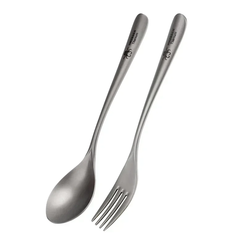 Camping Cooking Cutlery Set - HWZBBEN Titan Outdoor Camping Geschirr Essstäbchen