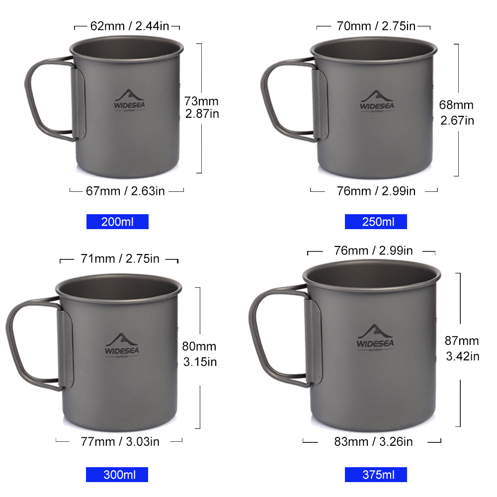 Widesea Camping-Becher Titan-T – Camping Cooking Trangia Bewertung und Preis