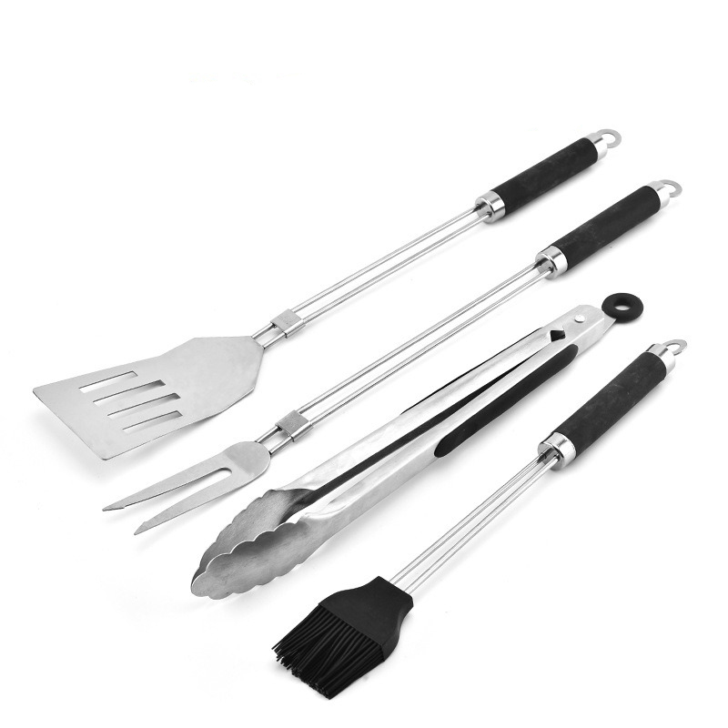 4-teiliges BBQ-Werkzeugset Gri – Camping Cooking Accessories Set Bewertung und Preis