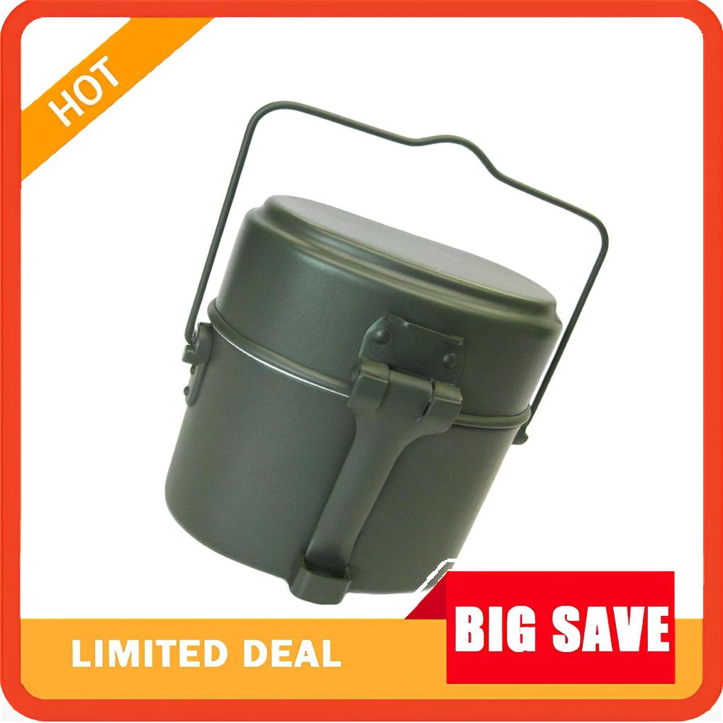 3-teiliges Set Lunchbox, Alumi – Camping Cooking Mess Kit Bewertung und Preis