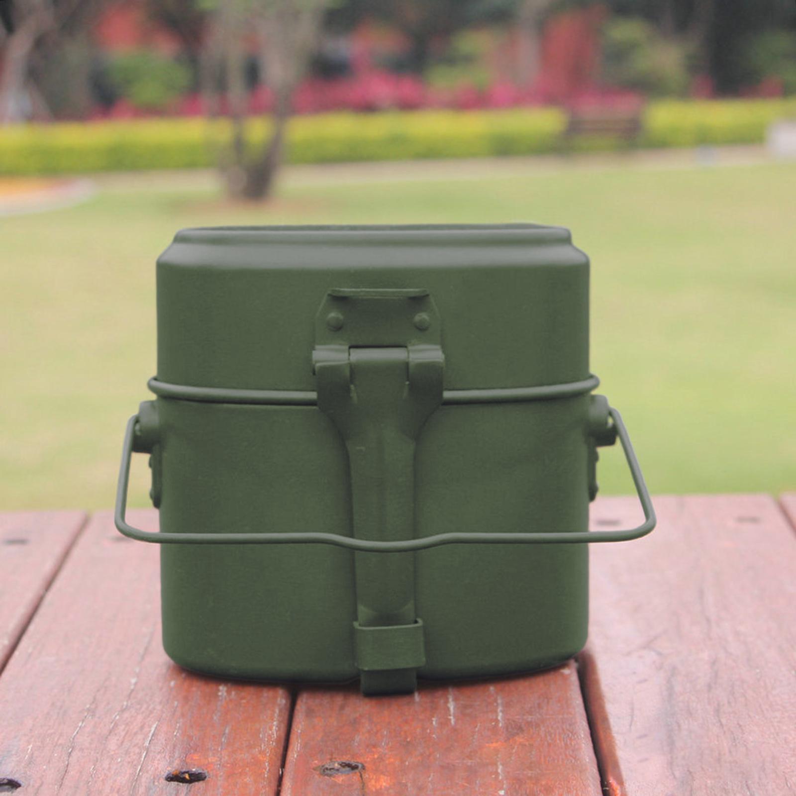 3-teiliges Set Lunchbox, Alumi – Camping Cooking Mess Kit Bewertung und Preis