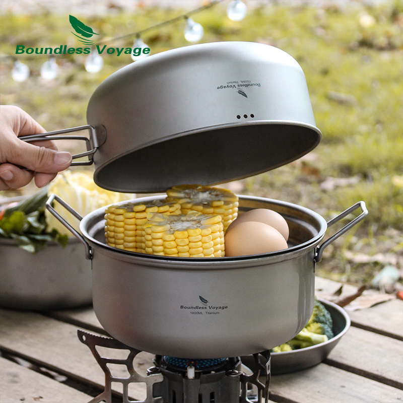 Boundless Voyage Titan-Dampfga – Camping Cooking Frying Pan Bewertung und Preis
