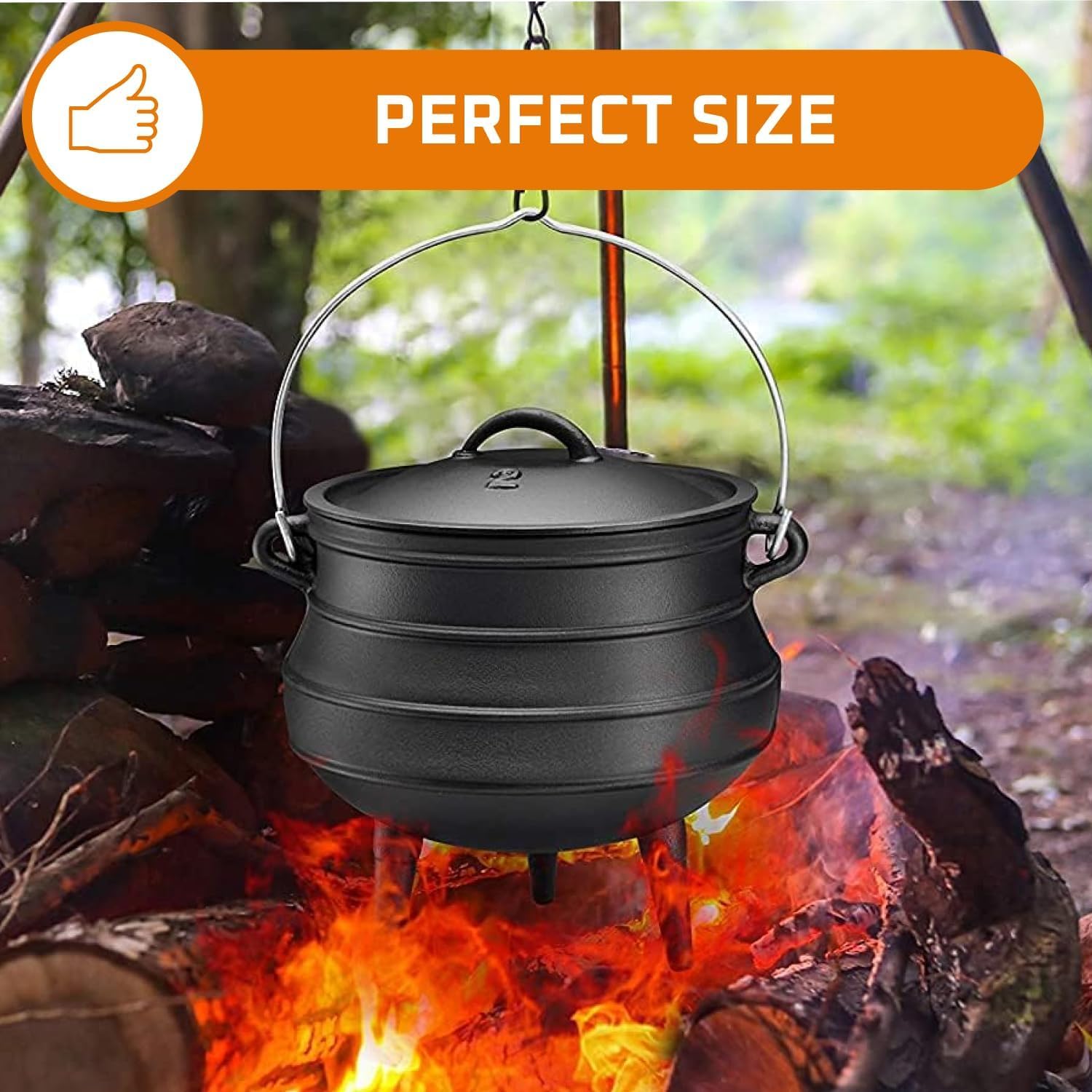 12-Liter Gusseisen-Dutch-Oven- – Camp Dutch Oven Cast Bewertung und Preis