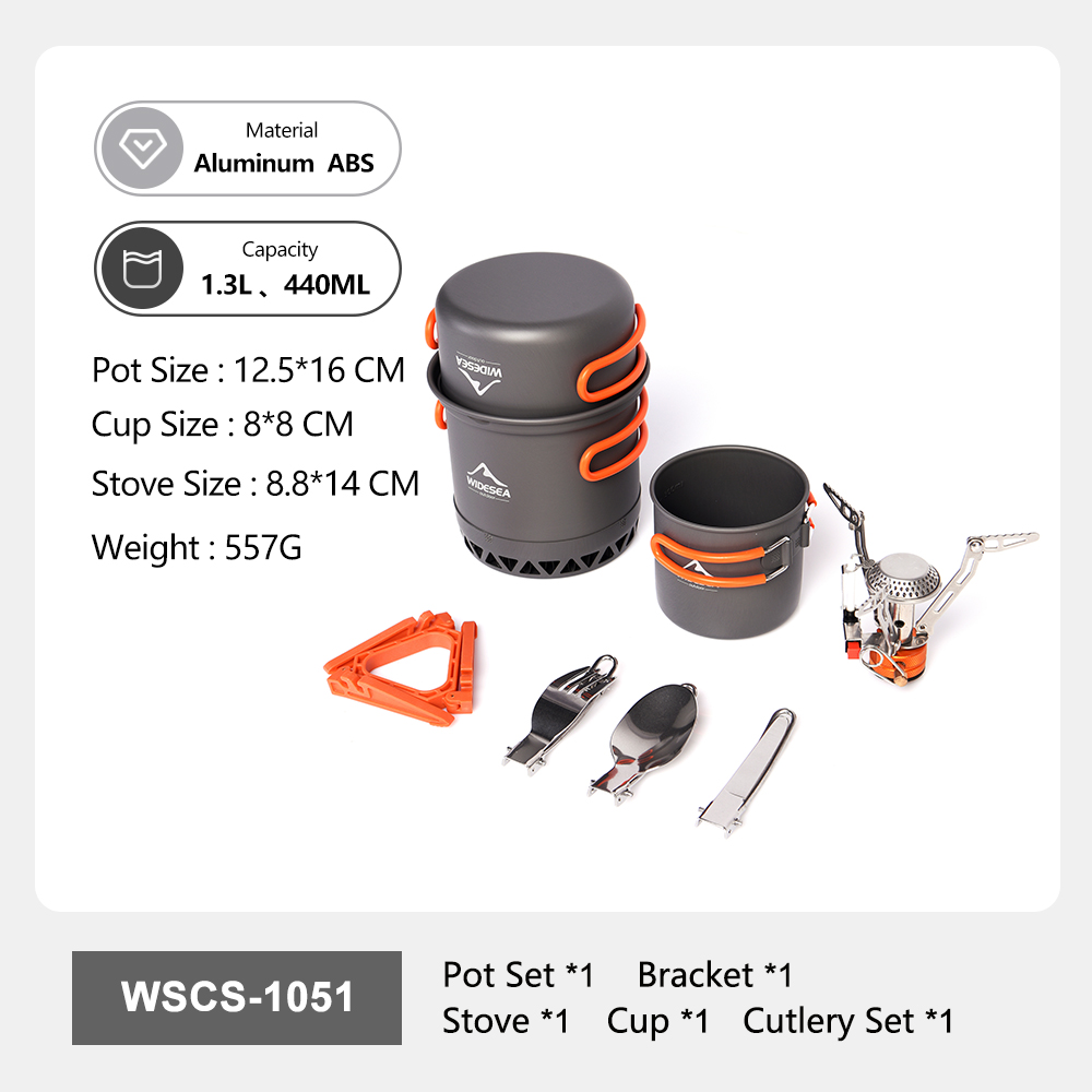 Widesea Tragbares Camping-Koch – Camping Cooking And Eating Set Bewertung und Preis