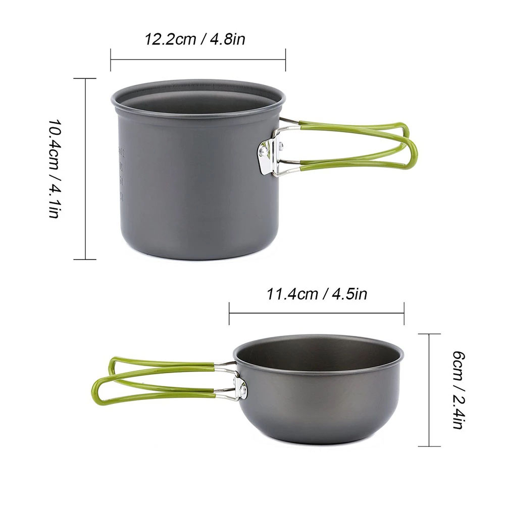 Camping-Kochgeschirr, Mess-Set – Camping Cooking Mess Kit Bewertung und Preis