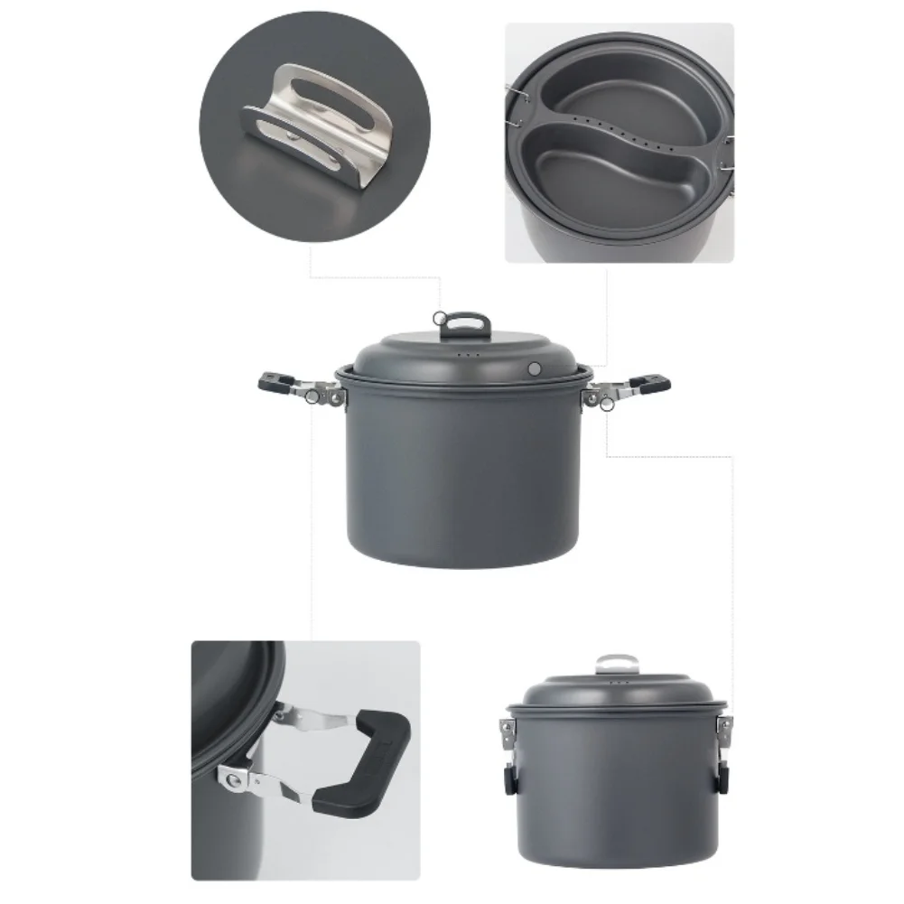 1 Set 6L Outdoor Dual-Zweck To – Camping Cooking Accessories Set Bewertung und Preis