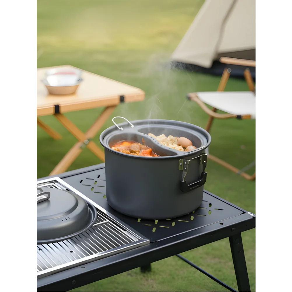 1 Set 6L Outdoor Dual-Zweck To – Camping Cooking Accessories Set Bewertung und Preis