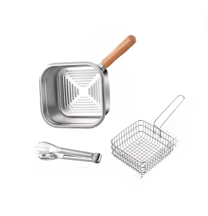1 Set quadratische Bratpfanne  – Camping Cooking Set Detachable Handle Bewertung und Preis