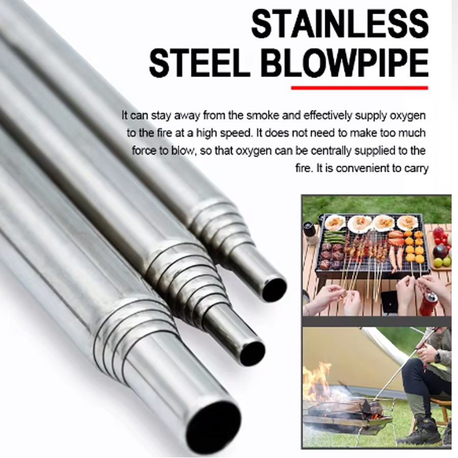 Edelstahl-Blasrohr-Taschenbalg – Campfire Cooking Bewertung und Preis