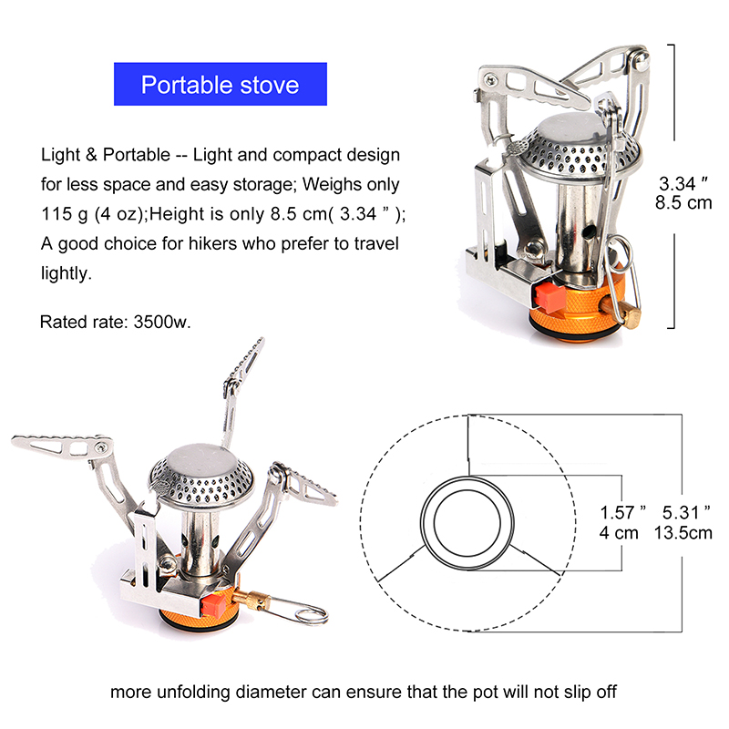 Widesea Tragbares Camping-Koch – Camping Cooking And Eating Set Bewertung und Preis