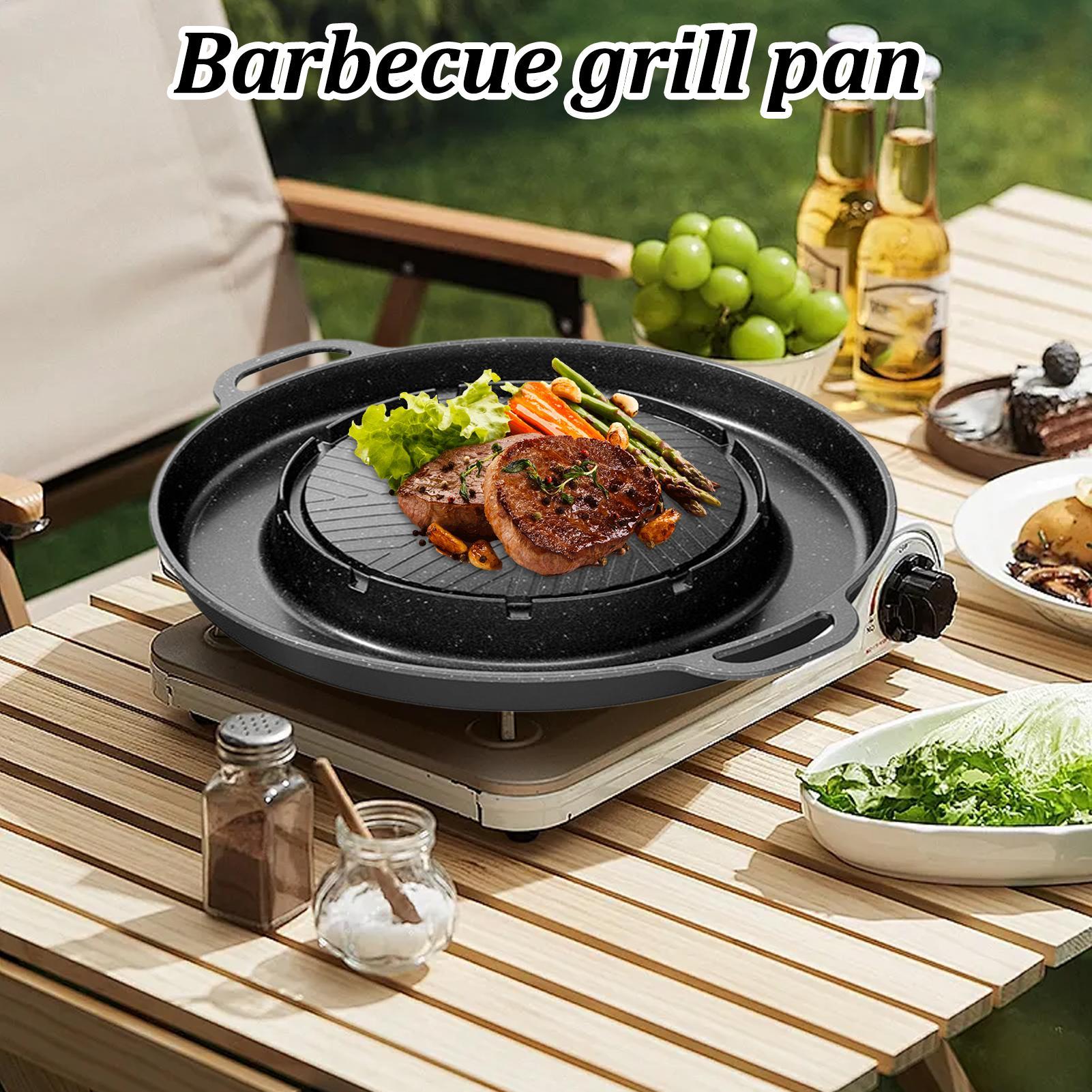 2-in-1-Grill und Hotpfanne für – Camping Cooking Griddle Bewertung und Preis