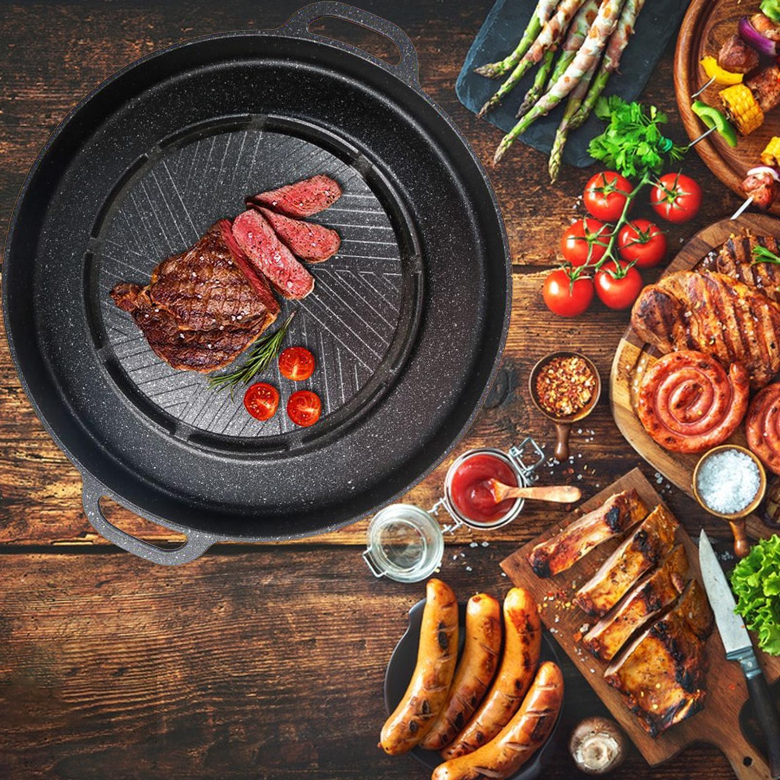 2-in-1-Grill und Hotpfanne für – Camping Cooking Griddle Bewertung und Preis