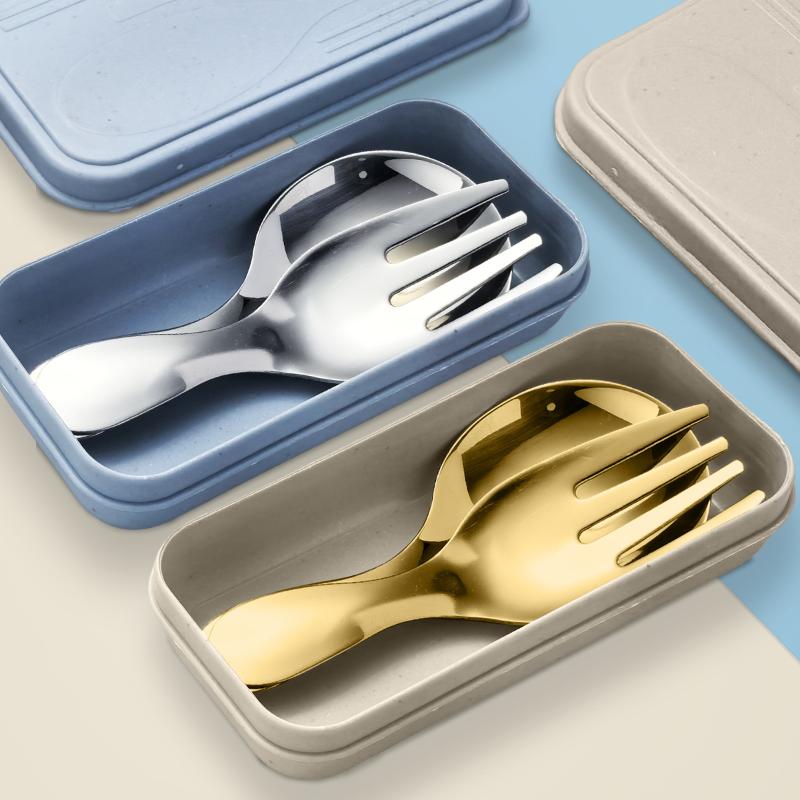 Edelstahl Tragbare Löffel Gabe – Camping Cooking And Eating Set Bewertung und Preis