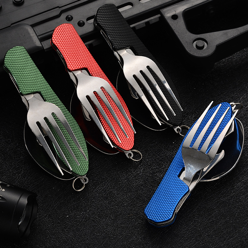 4-in-1 faltbares Camping-Utens – Camping Cooking Cutlery Set Bewertung und Preis