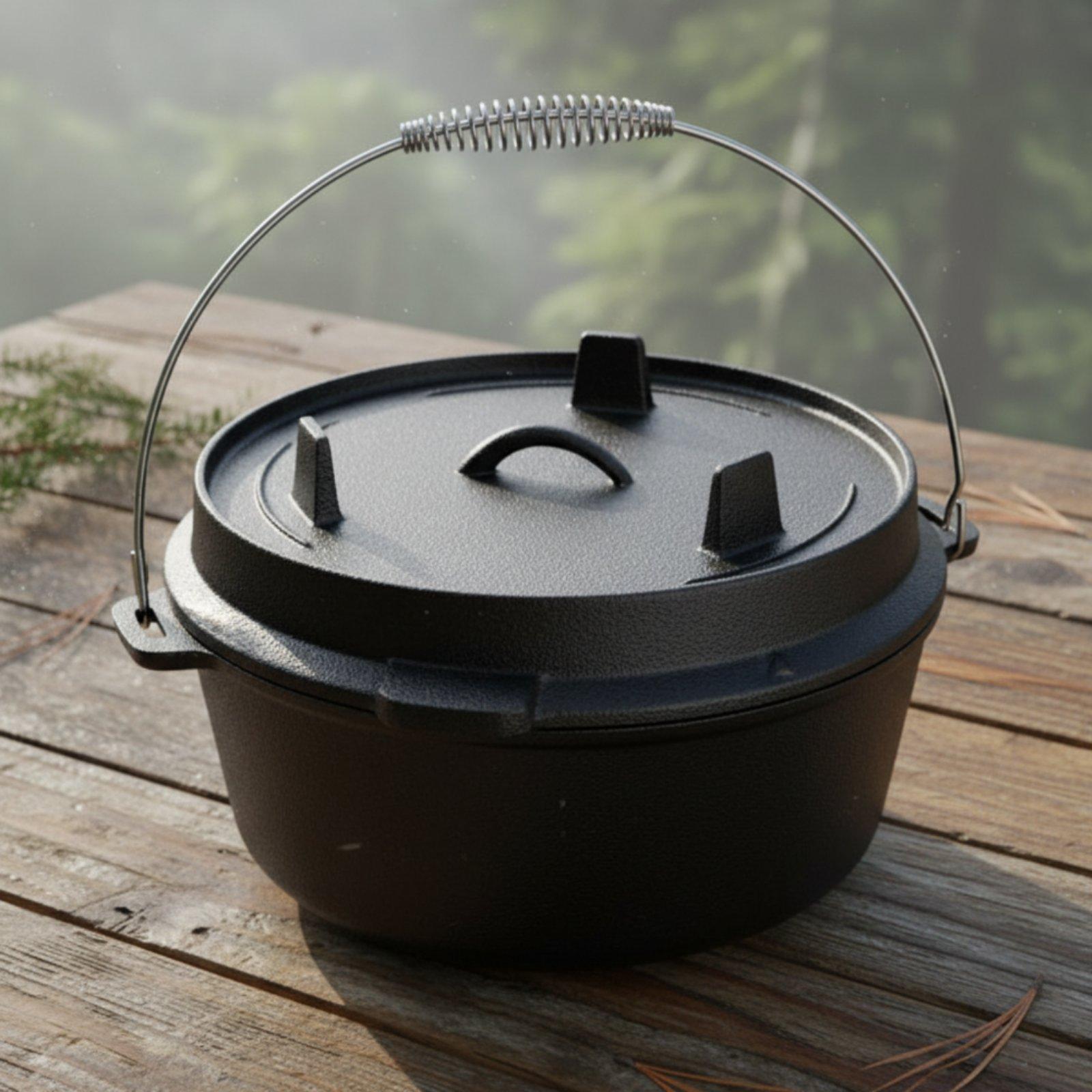 Unbeschichteter Gusseisen-Dutc – Camp Dutch Oven Cast Bewertung und Preis