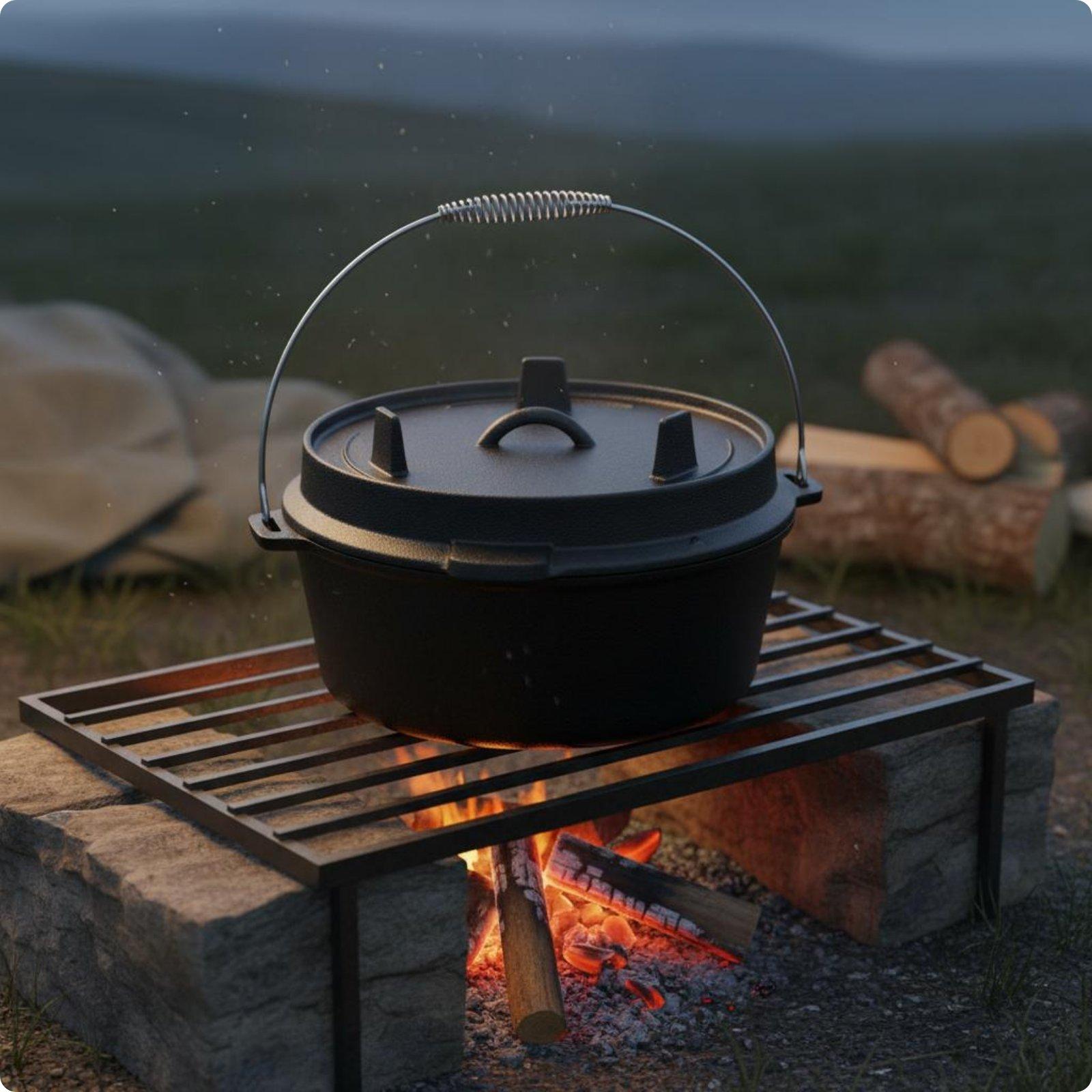 Unbeschichteter Gusseisen-Dutc – Camp Dutch Oven Cast Bewertung und Preis