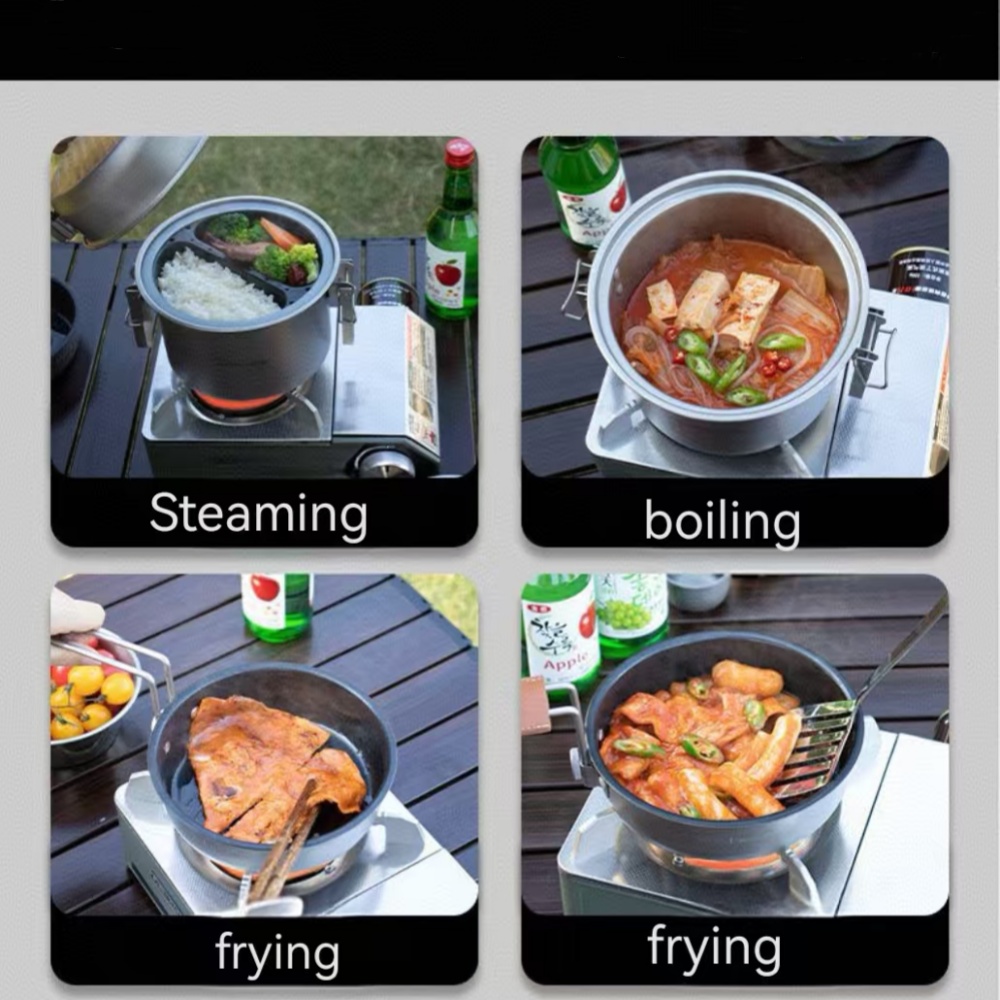 Outdoor-Camping-Mikrodruck-Koc – Camping Cooking Frying Pan Bewertung und Preis