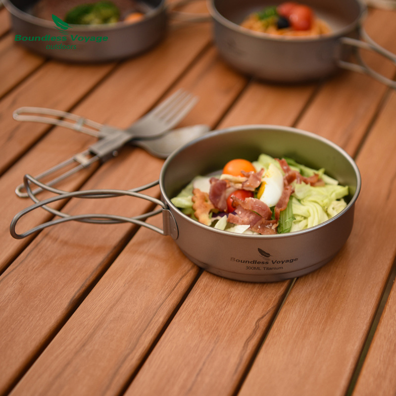 Topfset aus reinem Titan mit k – Camping Cooking Frying Pan Bewertung und Preis