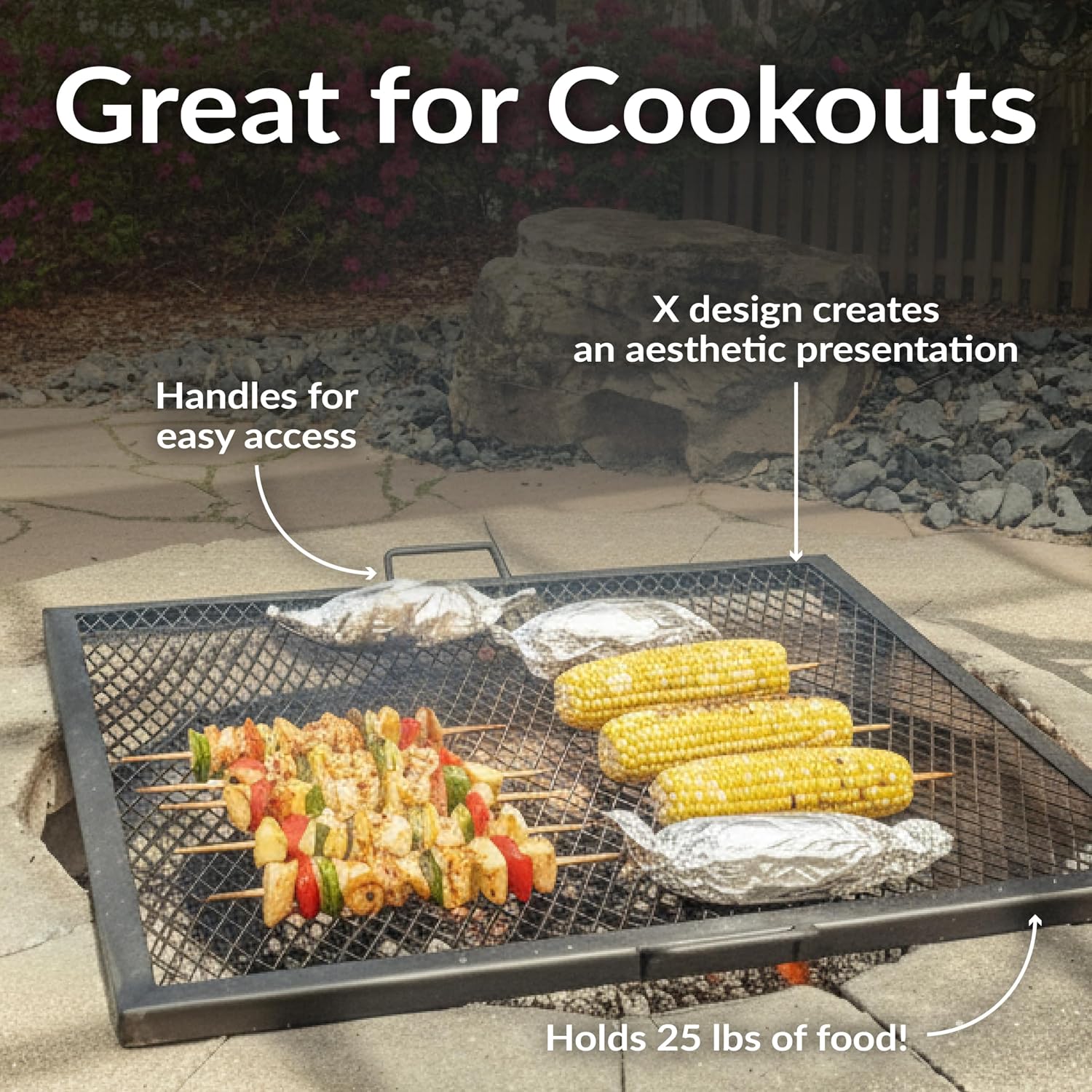 40 Zoll quadratischer, robuste – Campfire Cooking Bewertung und Preis