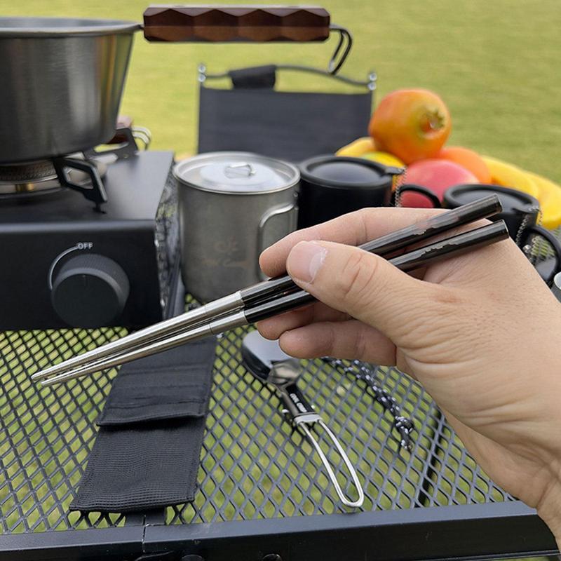 Faltbare Löffel-Essstäbchen fü – Camping Cooking And Eating Set Bewertung und Preis