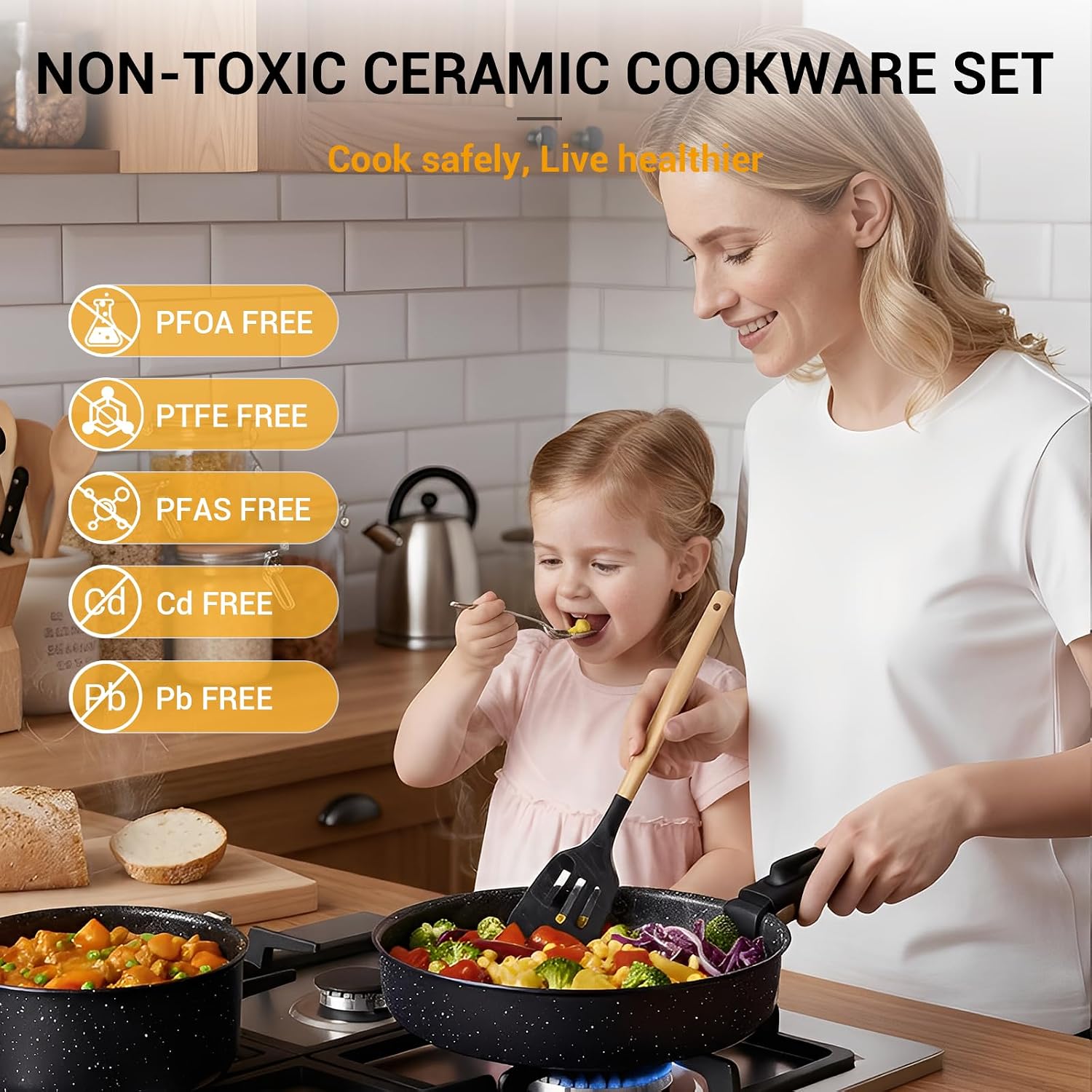21-teiliges Antihaft-Topf- und – Camping Cooking Set Detachable Handle Bewertung und Preis