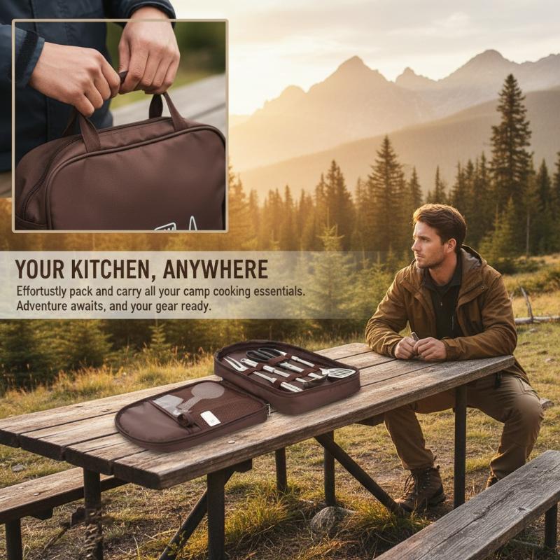 Outdoor-Kochtasche, Camping-Au – Camping Cooking Organizer Bewertung und Preis