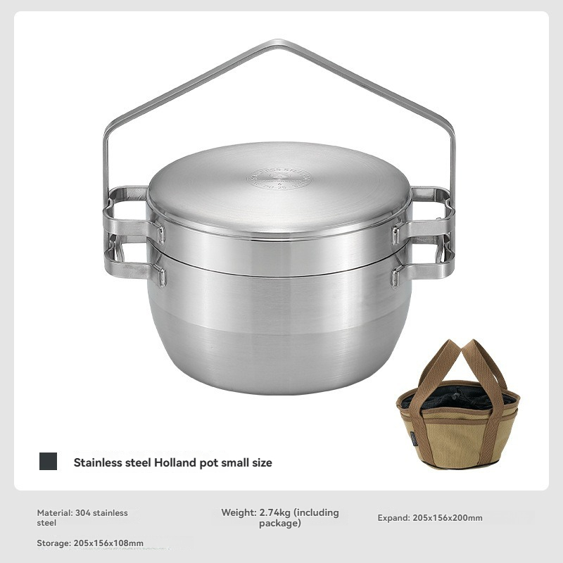 DO-25 verdickter Edelstahl-Hän – Camping Cooking Frying Pan Bewertung und Preis