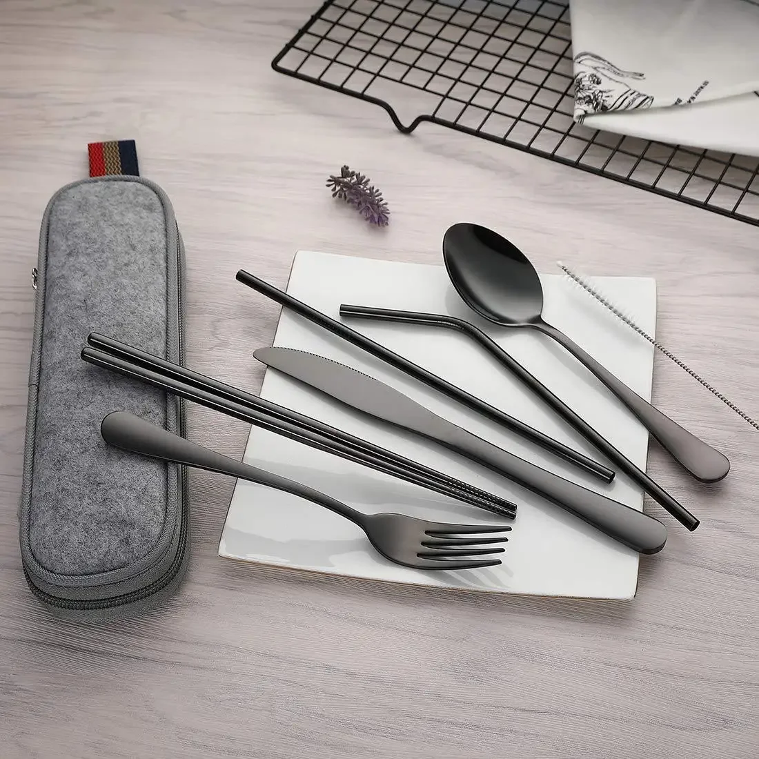 8 Teile/satz Geschirr Wiederve – Camping Cooking Cutlery Set Bewertung und Preis