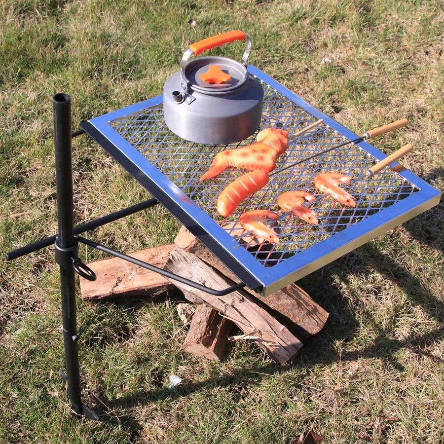 360 °   Verstellbarer, drehbar – Campfire Cooking Bewertung und Preis