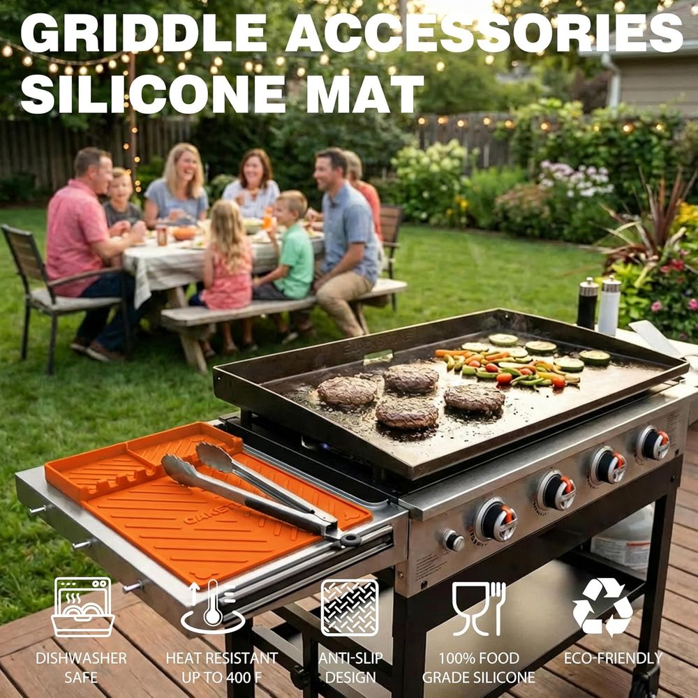 Silikon-Grillmatten oder Grill – Camping Cooking Griddle Bewertung und Preis
