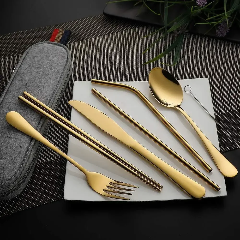 8 teile/satz Geschirr wieder v – Camping Cooking Cutlery Set Bewertung und Preis