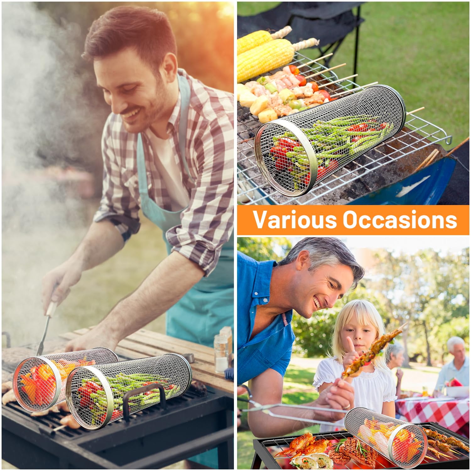 2-teiliges rollendes Grillkörb – Camping Cooking Trangia Bewertung und Preis