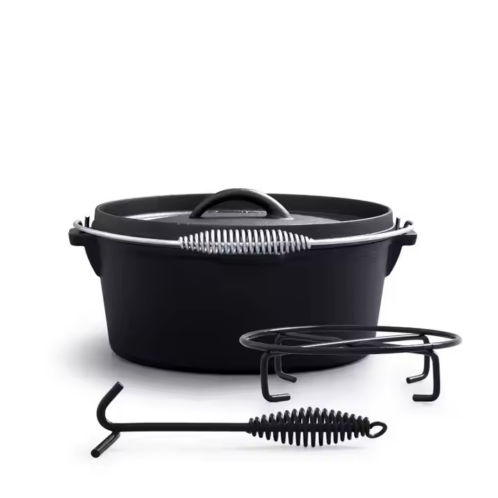 Niedlicher Topf aus Gusseisen, – Camp Dutch Oven Cast Bewertung und Preis
