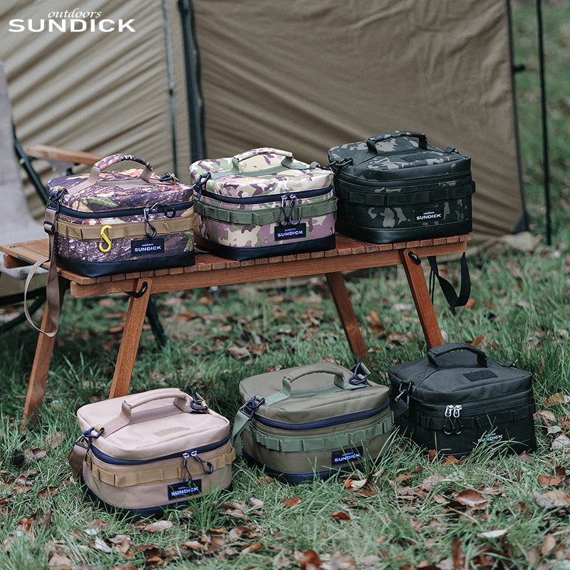 1 Schwarz/Braun/Armeegrün/Tarn – Camping Cooking Organizer Bewertung und Preis