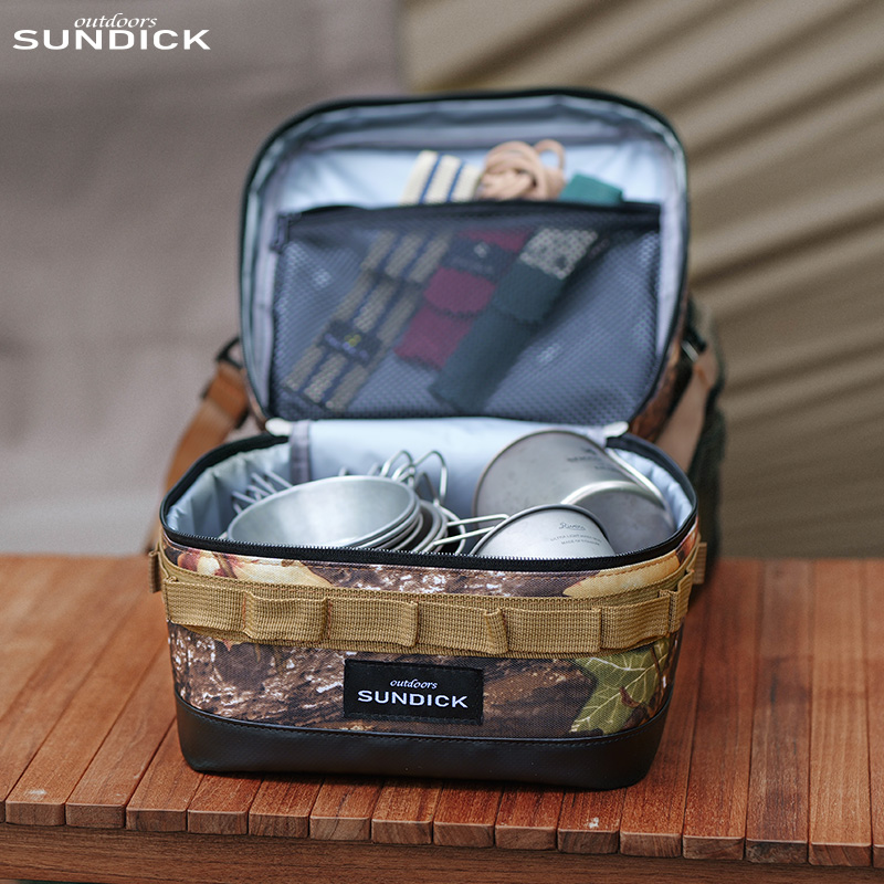 1 Schwarz/Braun/Armeegrün/Tarn – Camping Cooking Organizer Bewertung und Preis