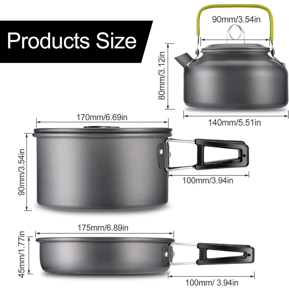 Outdoor-Camping-Kochgeschirr-S – Camping Cooking Pot Bewertung und Preis